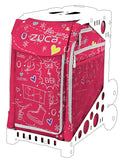 ZÜCA Pink SK8 Sport Rolling Bag (Figure Skating)