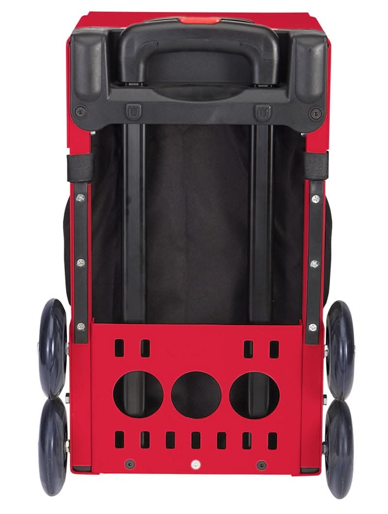 ZÜCA Sport XO Black-Red Rolling Bag