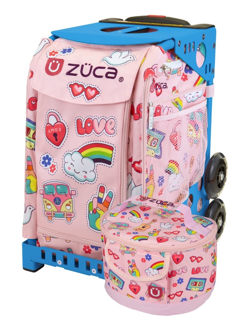 ZÜCA Groovy Vibes Sport Rolling Bag + Lunchbox