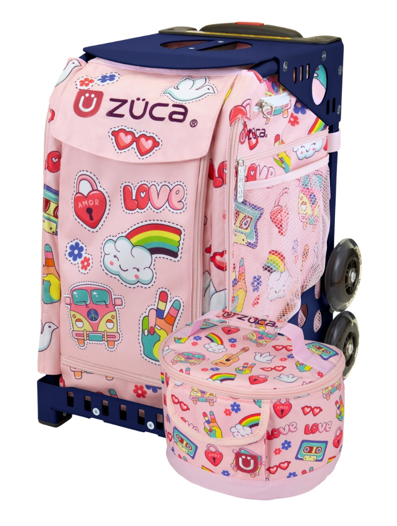 ZÜCA Groovy Vibes Sport Rolling Bag + Lunchbox