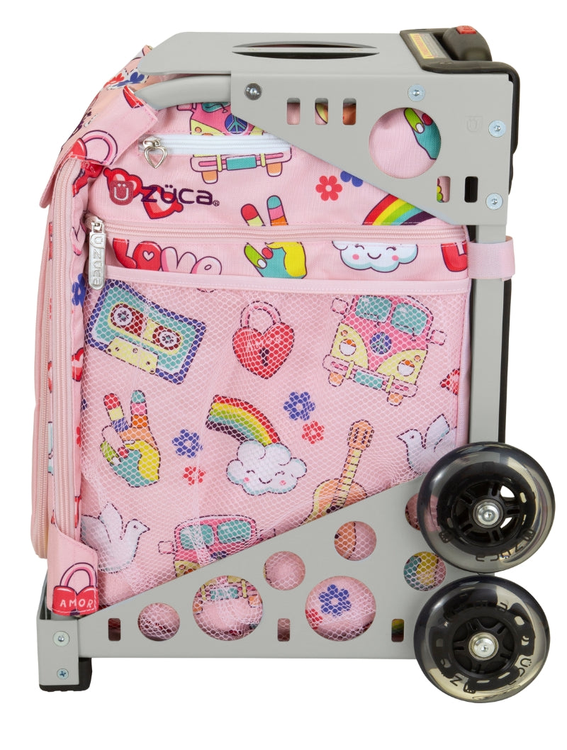 ZÜCA Groovy Vibes Sport Rolling Bag + Lunchbox