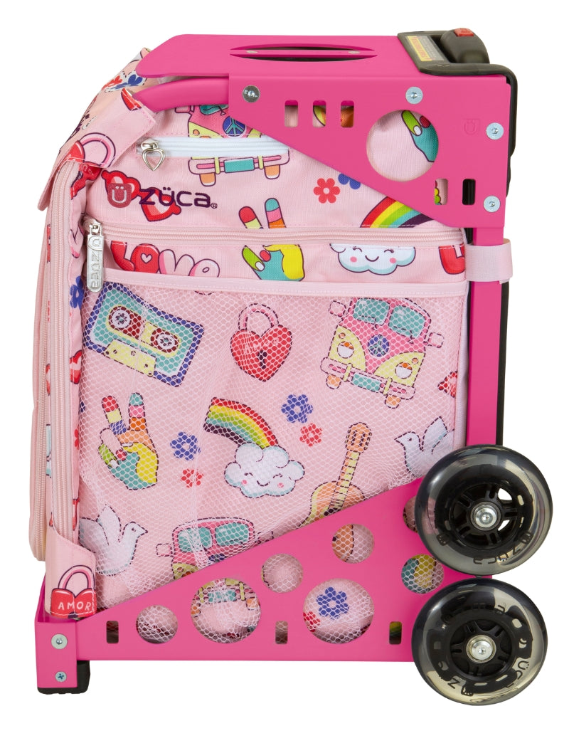 ZÜCA Groovy Vibes Sport Rolling Bag + Lunchbox