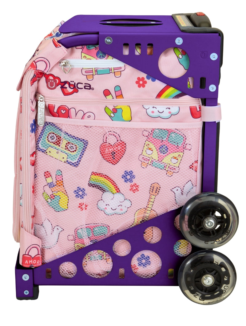 ZÜCA Groovy Vibes Sport Rolling Bag + Lunchbox