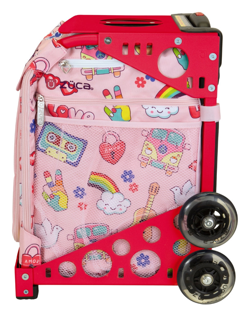 ZÜCA Groovy Vibes Sport Rolling Bag + Lunchbox