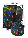 ZÜCA Neon Spark Sport Rolling Bag + Lunchbox