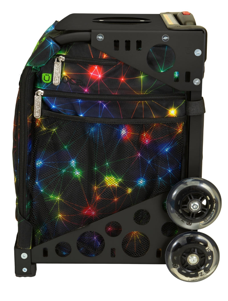 ZÜCA Neon Spark Sport Rolling Bag + Lunchbox