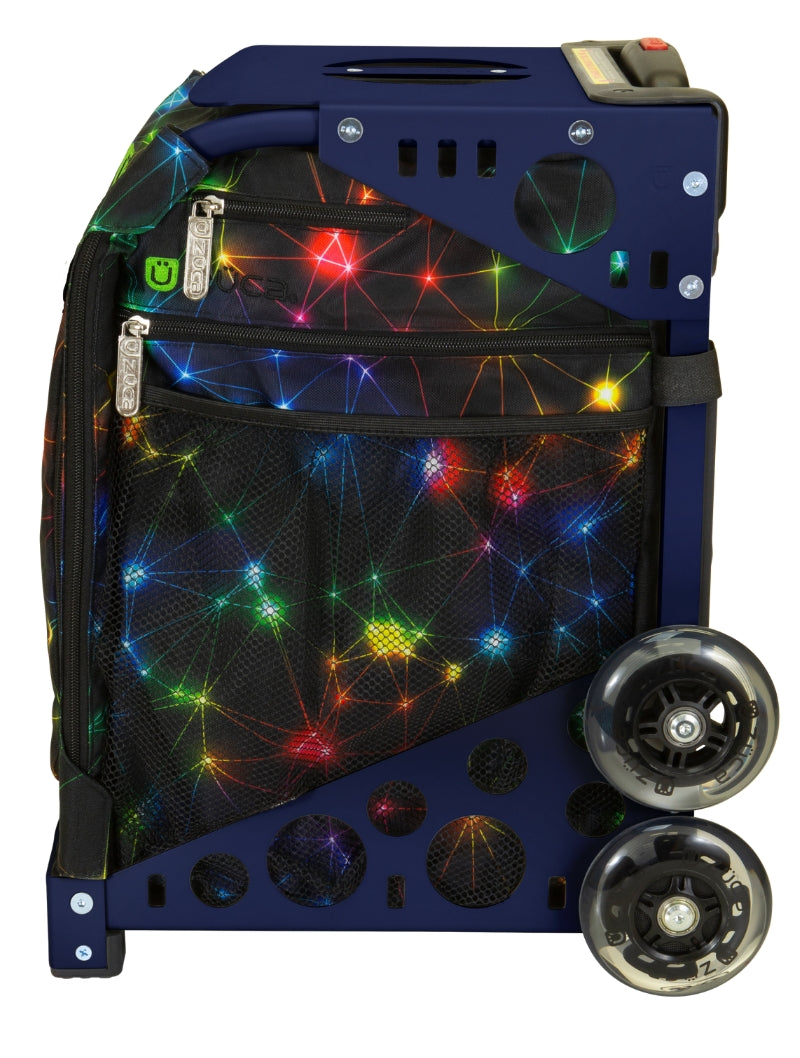 ZÜCA Neon Spark Sport Rolling Bag + Lunchbox