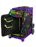 ZÜCA Neon Spark Sport Rolling Bag + Lunchbox