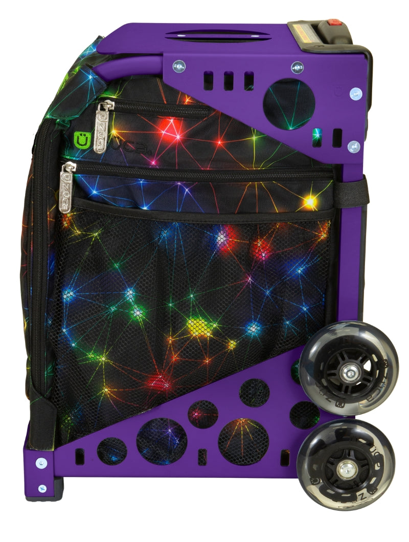 ZÜCA Neon Spark Sport Rolling Bag + Lunchbox