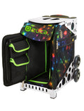 ZÜCA Neon Spark Sport Rolling Bag + Lunchbox