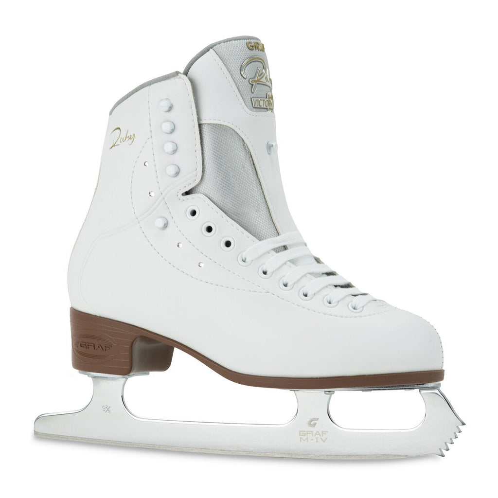 GRAF Ruby Victory Figure Skates (White)