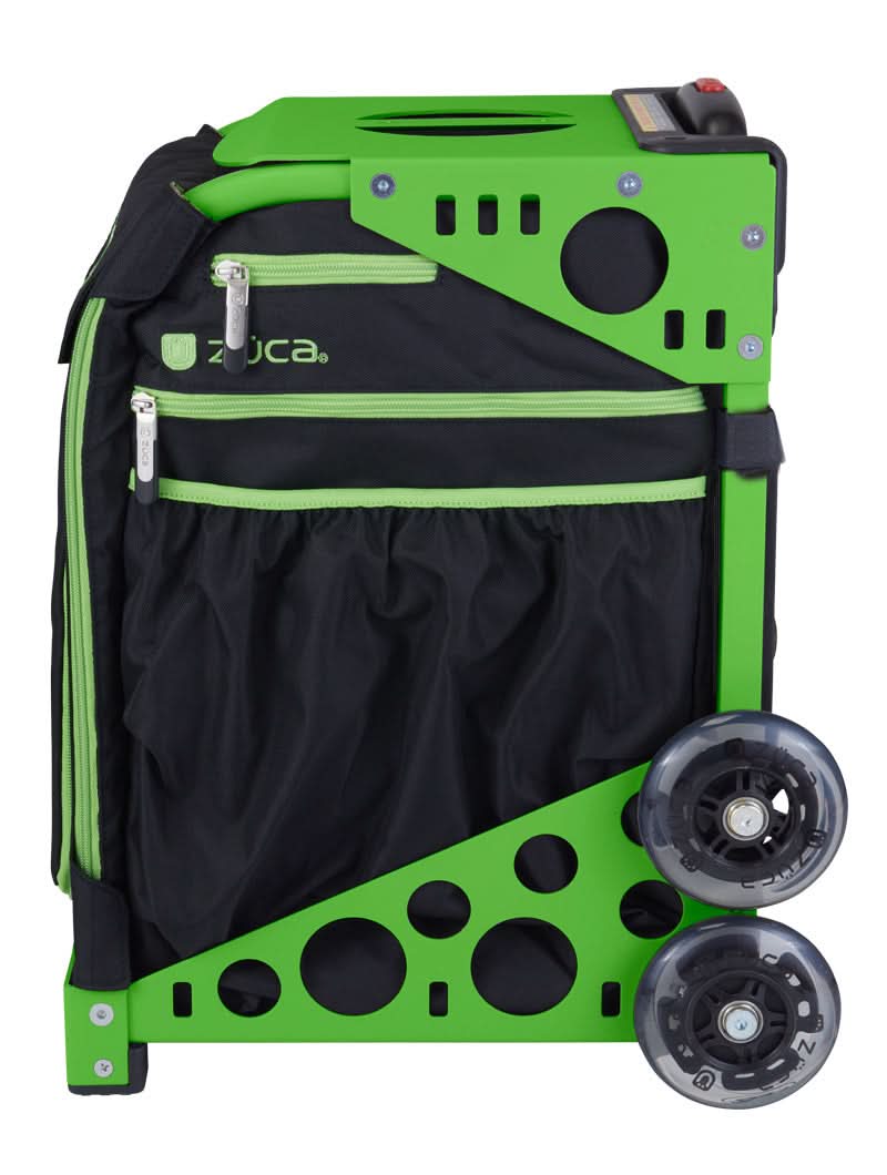 ZÜCA Sport XO Black-Green/Green Rolling Bag