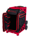 ZÜCA Sport XO Black-Red Rolling Bag