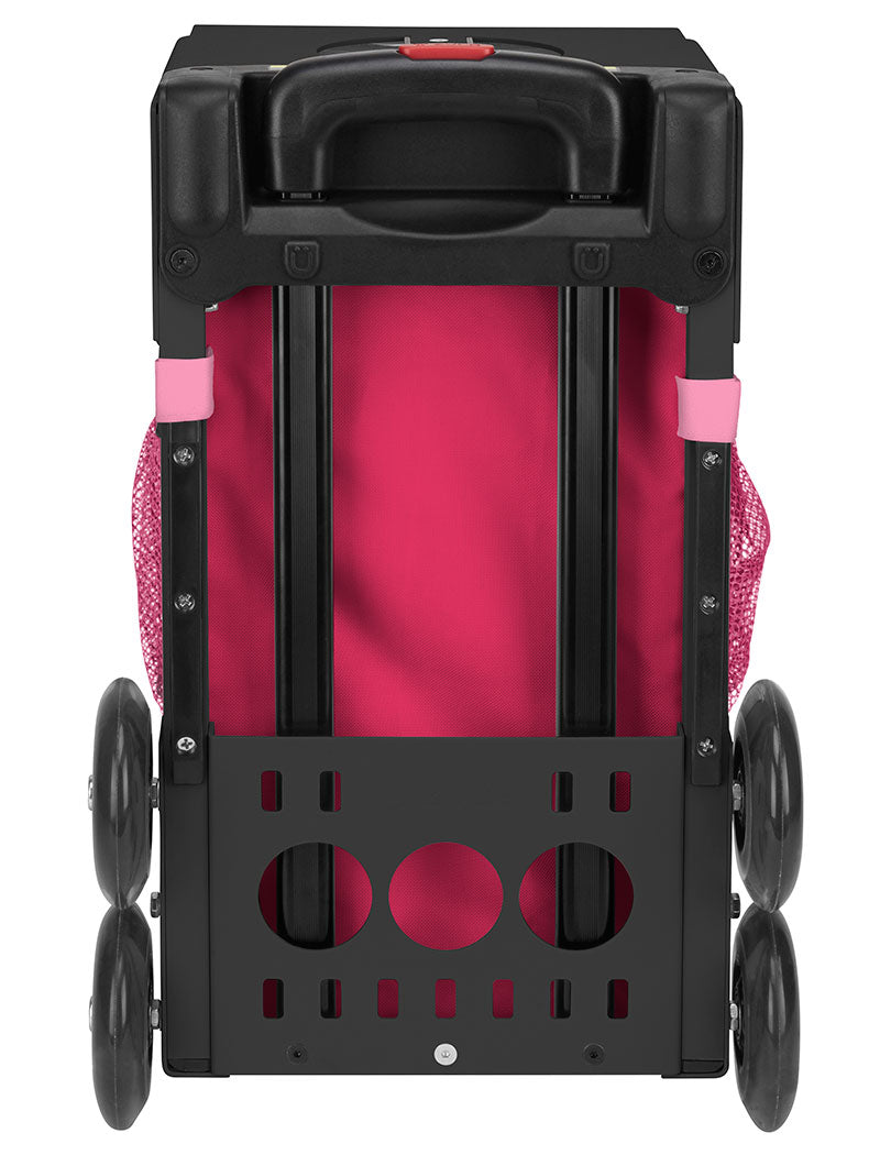 ZÜCA Pink SK8 Sport Rolling Bag (Figure Skating)