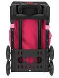 ZÜCA Pink SK8 Sport Rolling Bag (Figure Skating)