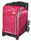ZÜCA Pink SK8 Sport Rolling Bag (Figure Skating)