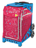 ZÜCA Pink SK8 Sport Rolling Bag (Figure Skating)