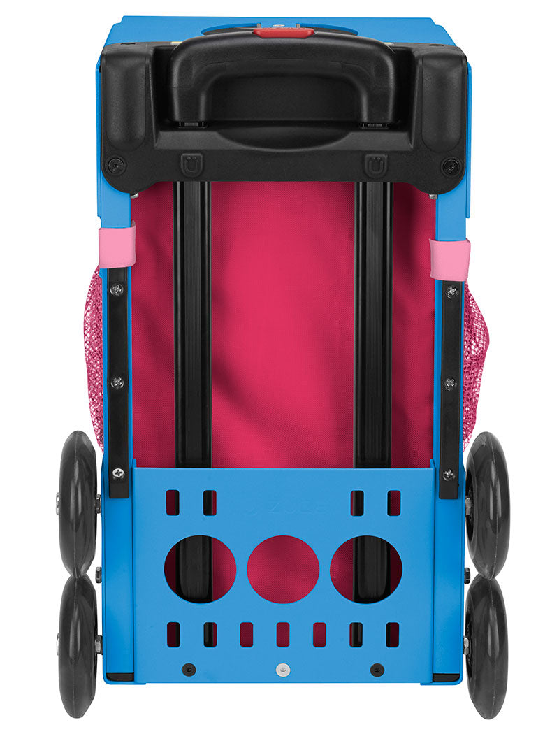 ZÜCA Pink SK8 Sport Rolling Bag (Figure Skating)