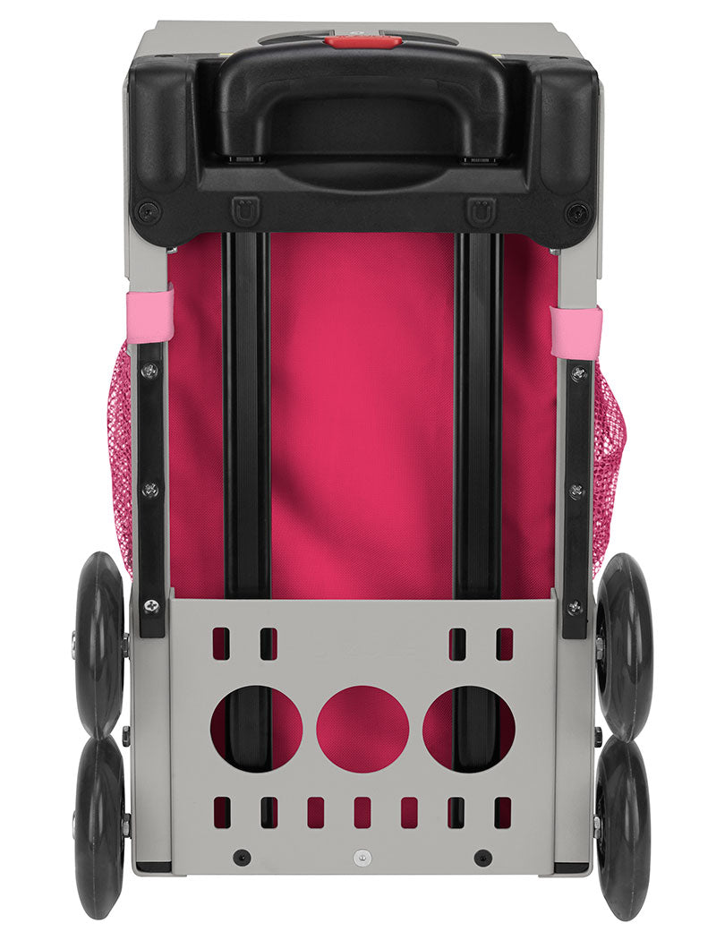 ZÜCA Pink SK8 Sport Rolling Bag (Figure Skating)