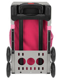 ZÜCA Pink SK8 Sport Rolling Bag (Figure Skating)