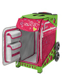 ZÜCA Pink SK8 Sport Rolling Bag (Figure Skating)
