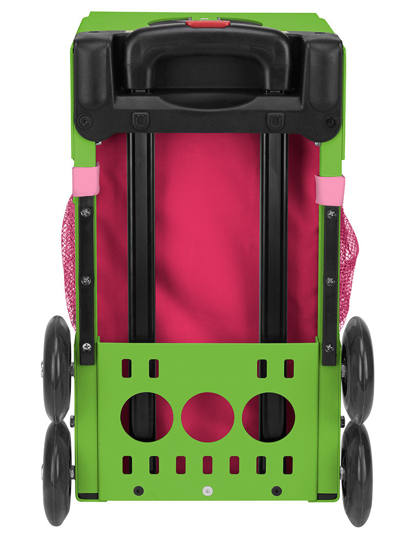 ZÜCA Pink SK8 Sport Rolling Bag (Figure Skating)