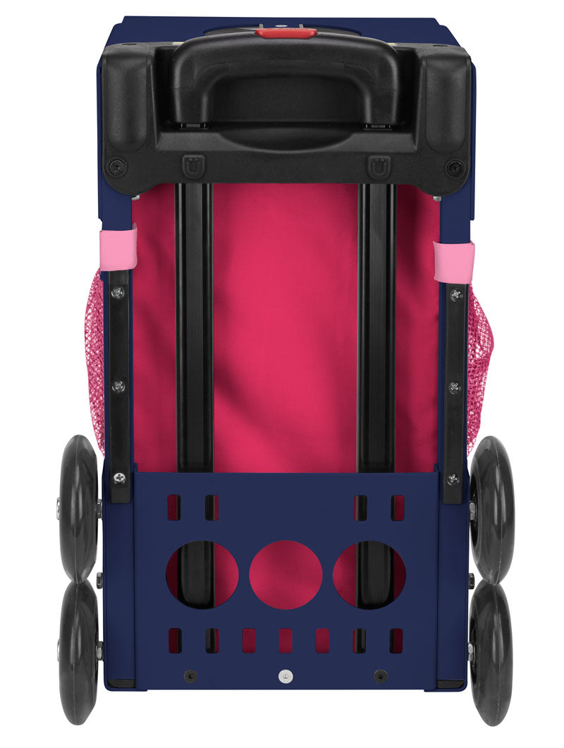 ZÜCA Pink SK8 Sport Rolling Bag (Figure Skating)