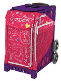 ZÜCA Pink SK8 Sport Rolling Bag (Figure Skating)
