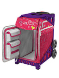 ZÜCA Pink SK8 Sport Rolling Bag (Figure Skating)