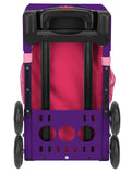 ZÜCA Pink SK8 Sport Rolling Bag (Figure Skating)