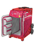 ZÜCA Pink SK8 Sport Rolling Bag (Figure Skating)