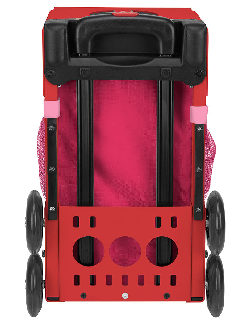 ZÜCA Pink SK8 Sport Rolling Bag (Figure Skating)