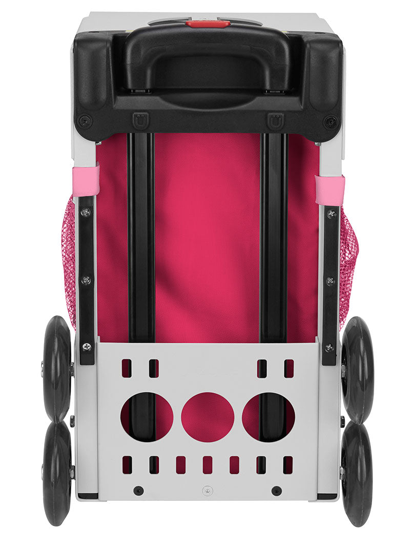 ZÜCA Pink SK8 Sport Rolling Bag (Figure Skating)