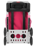 ZÜCA Pink SK8 Sport Rolling Bag (Figure Skating)