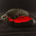 Red and black swirl blade soakers