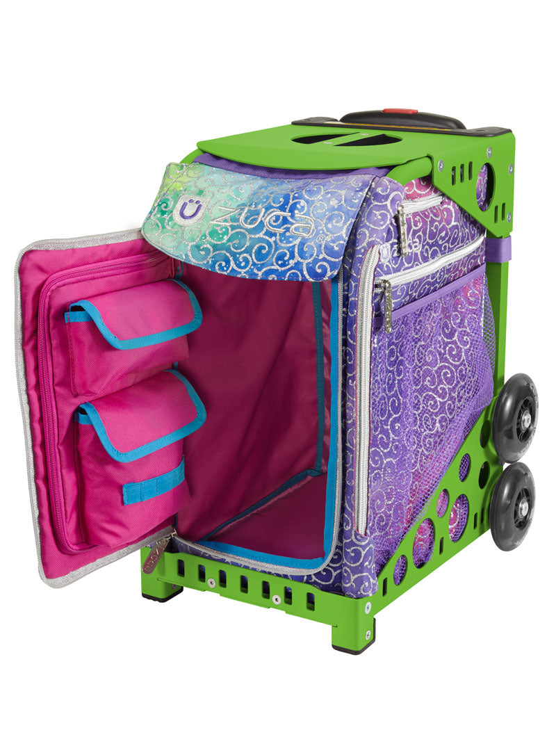 ZÜCA Sparkle ’N Swirlz Sport Rolling Bag