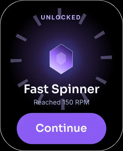 SpinRPM award on Apple Watch