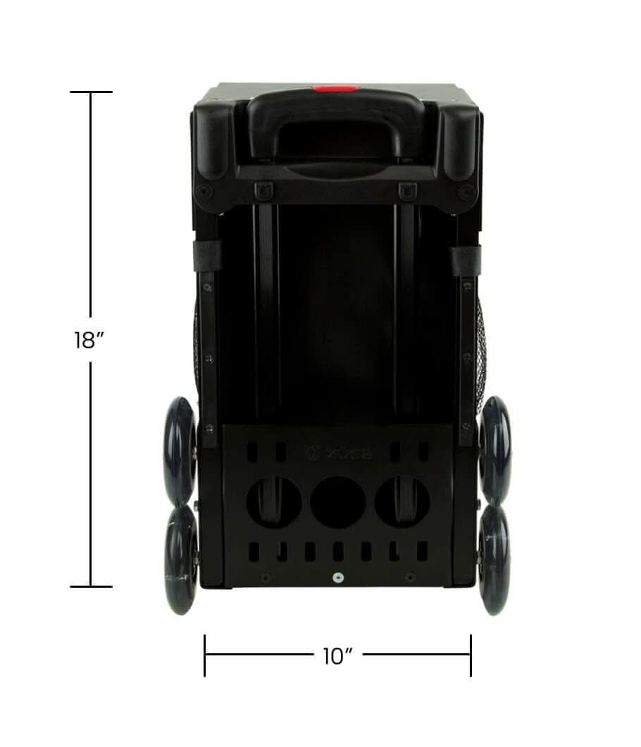 ZÜCA Sport XO Black-Green/Green Rolling Bag