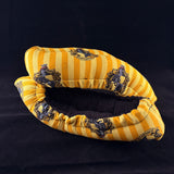 Yellow and black wizard house inspired blade soakers