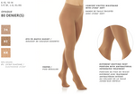 Mondor Footed Tights Semi-Opaque Model 3344 Color 74
