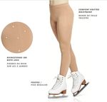 Mondor Opaque Rhinestone Footed Tights Model 911 Color KR